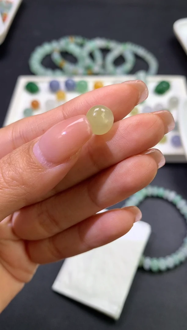 【闪购商品】定制翡翠未镶嵌珠12