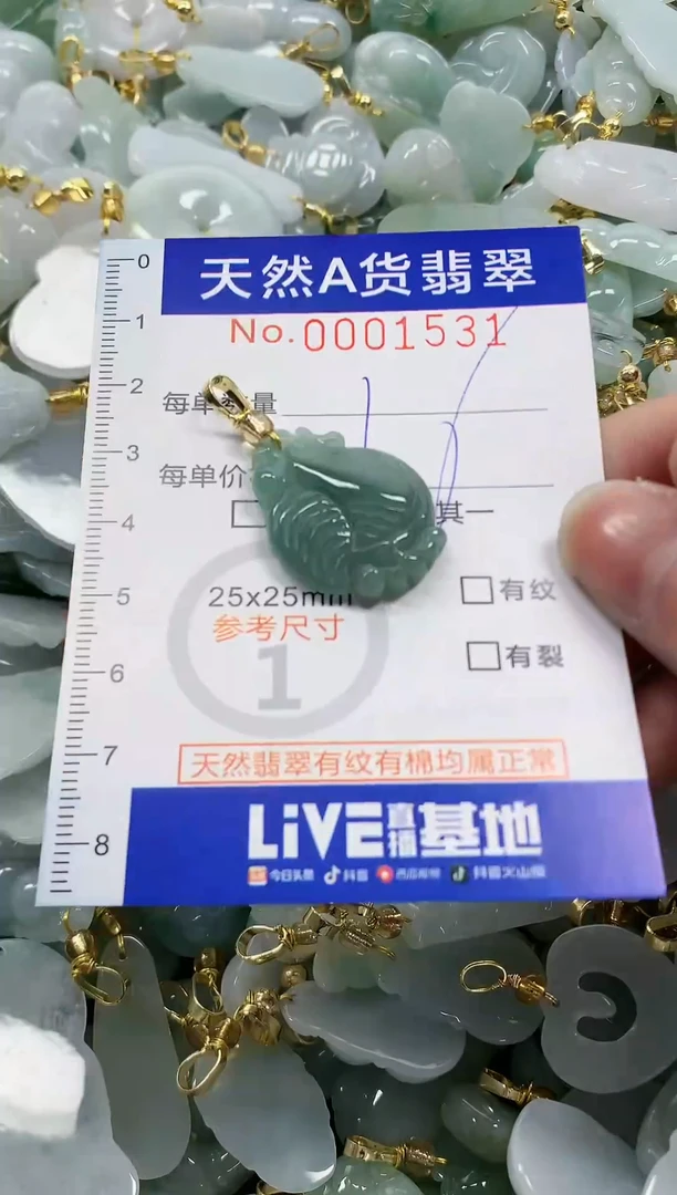 颈饰未镶嵌翡翠纯天然a货翡翠