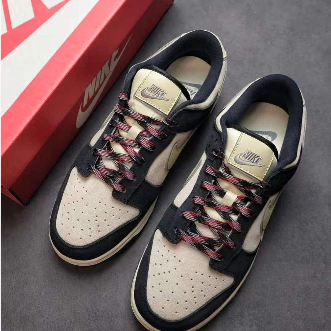 Nike Dunk Low 米白黑 女款 低帮 复古休闲运动板鞋 DV3054-001