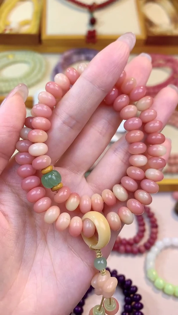 【闪购商品】白玉菩提吊坠桃花朵朵