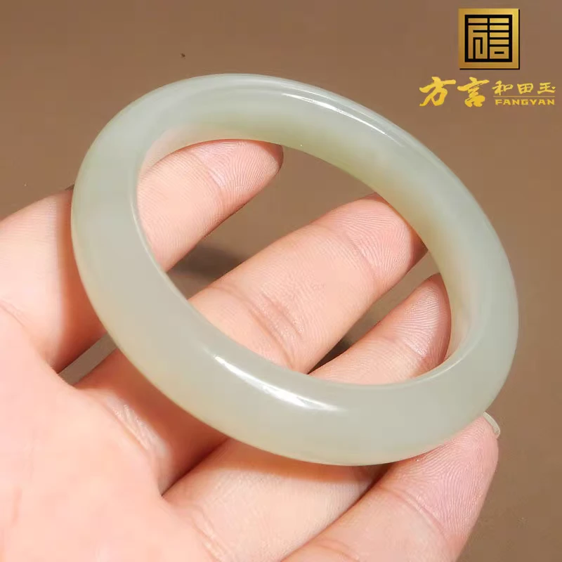 【粉丝福利】天然新疆金丝玉手镯9