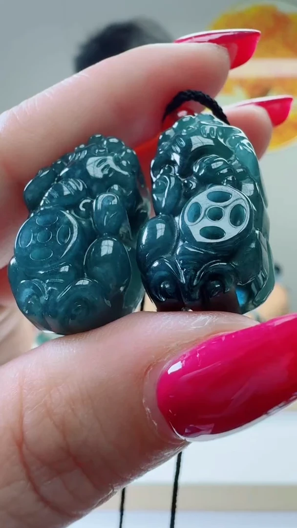 颈饰未镶嵌翡翠天然A货翡翠  多样性随机发其一