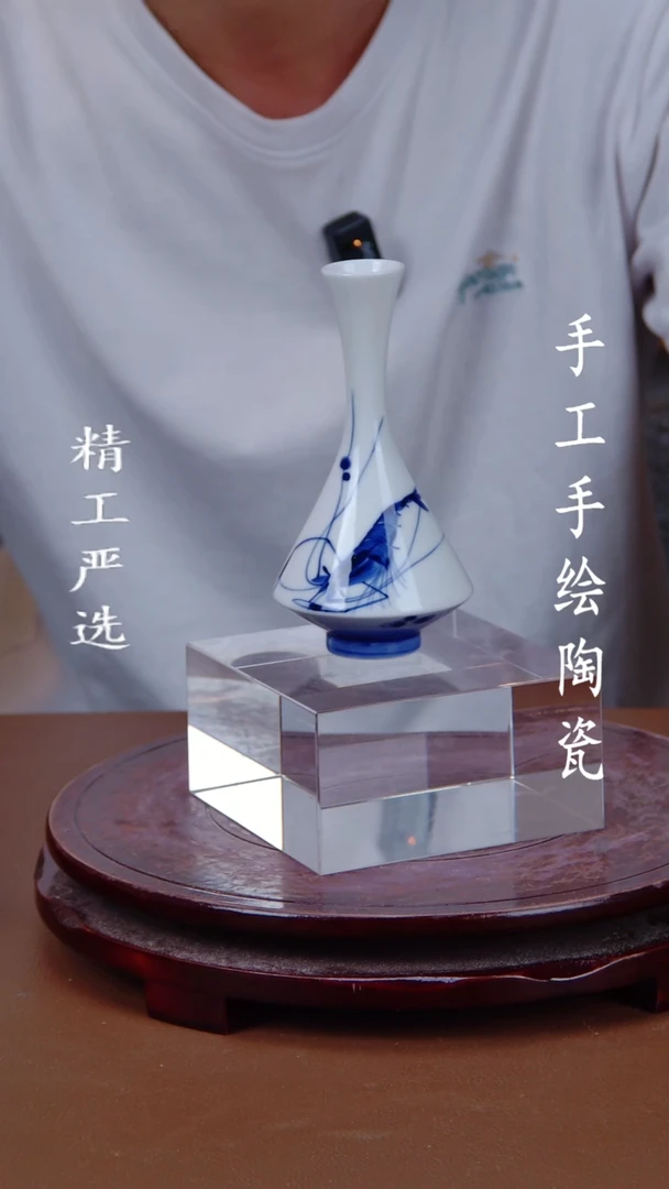 瓶景德镇手工手绘陶瓷摆件6