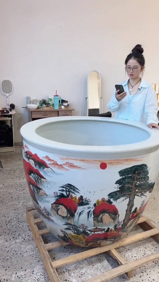瓷片乡**兴直径一米二鸿运当头门海