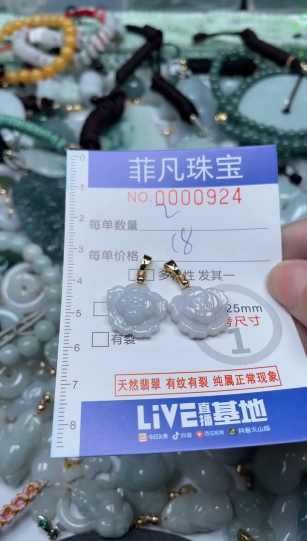 【闪购商品】翡翠颈饰未镶嵌00..0924