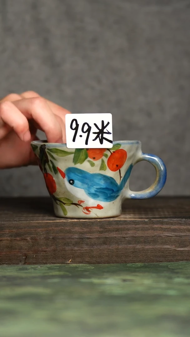 【闪购商品】杯青诗手工手绘瓷器