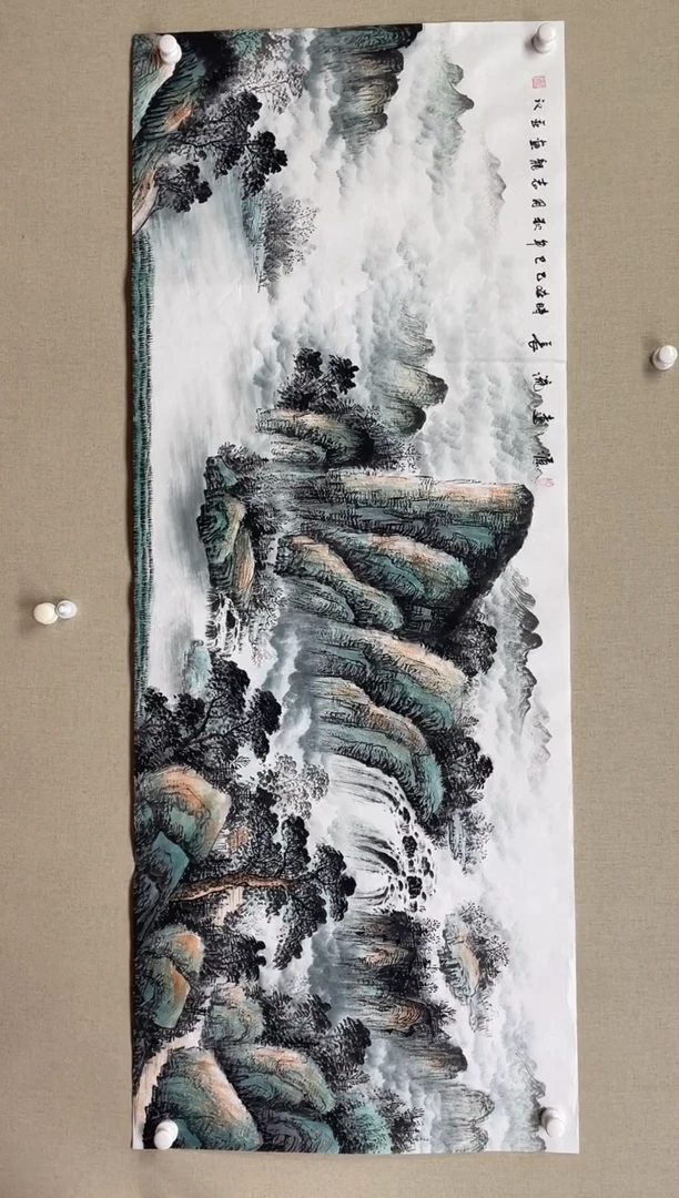国画180*68 杨志龙杨志龙杨志龙杨志龙