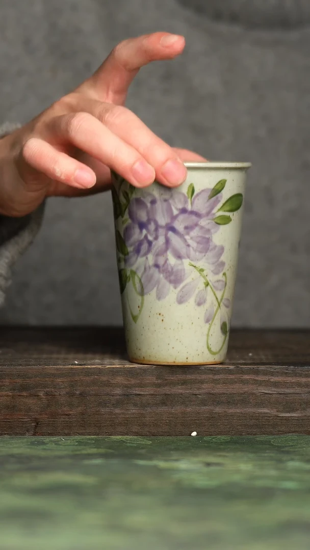 【闪购商品】杯青诗手工手绘瓷器