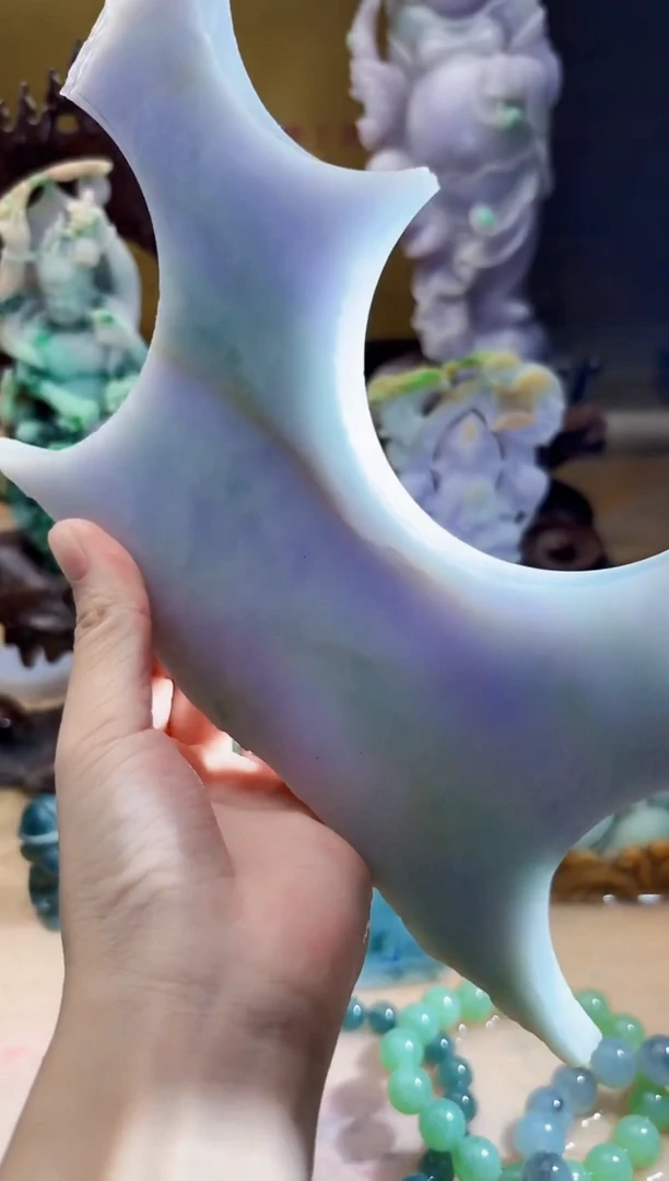 未镶嵌挂件翡翠A货柠优7059