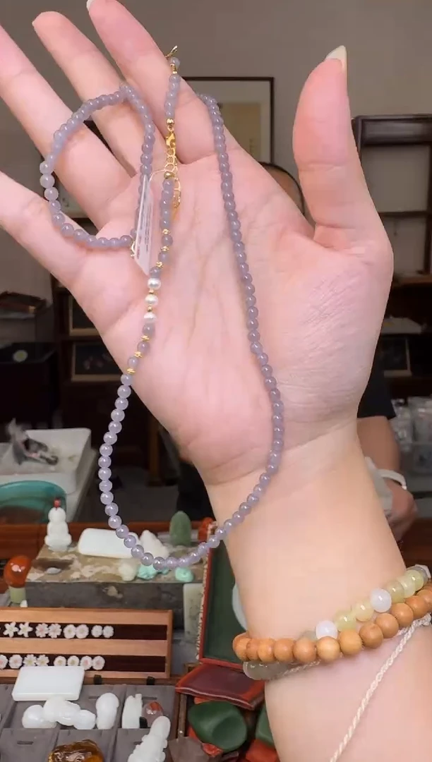 和田玉银S925镶嵌挂件0119