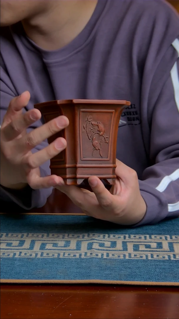 【闪购商品】紫砂花盆9*10内径紫砂花盆