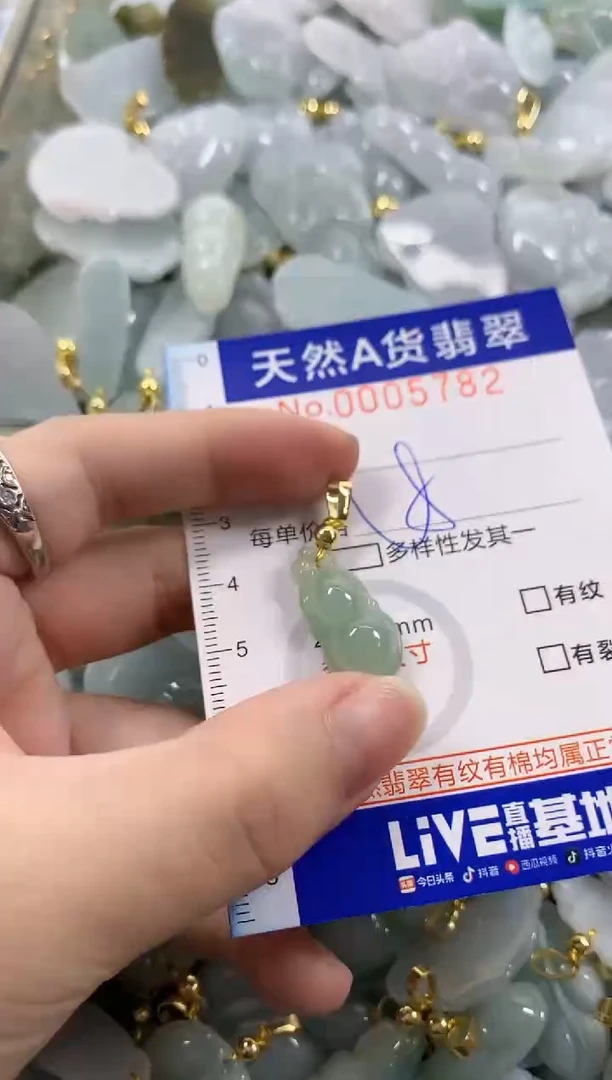 颈饰未镶嵌翡翠天然A货翡翠