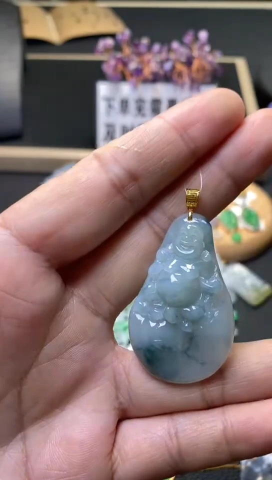 翡翠未镶嵌颈饰翡翠净货30839