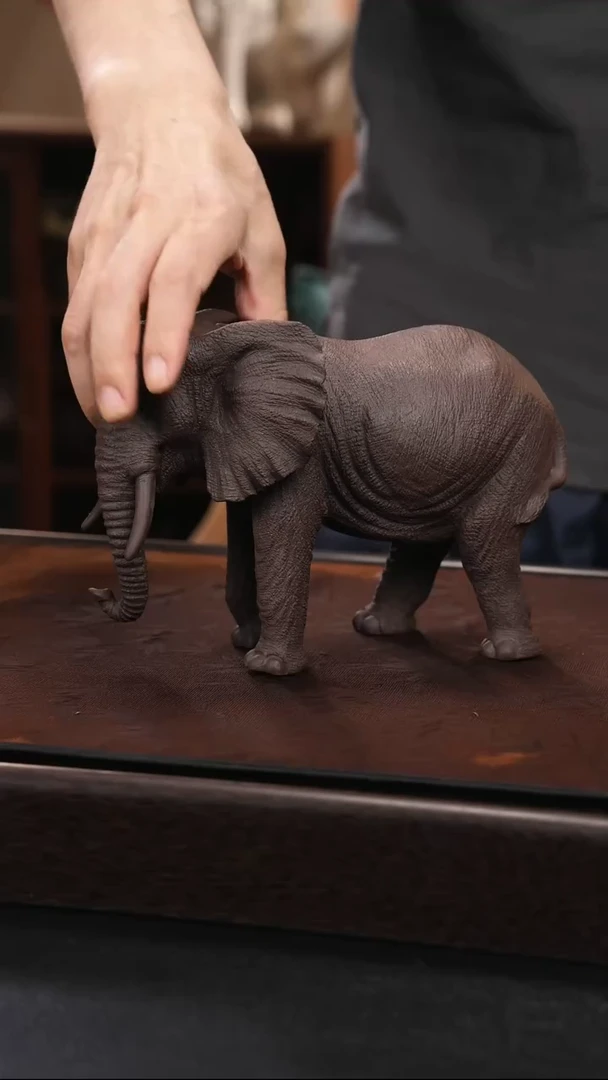 紫砂茶宠紫砂 大象