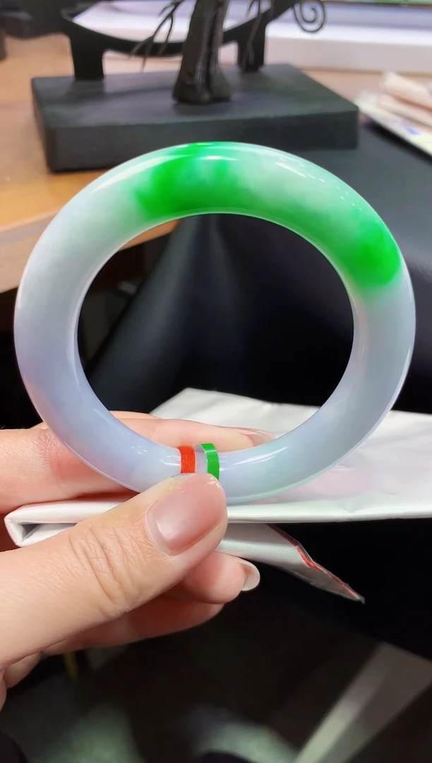 未镶嵌手镯翡翠天然A货缅甸翡翠总价12.8万定金2万