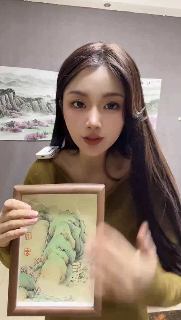 【闪购商品】国画限量【手绘摆台山水】国画