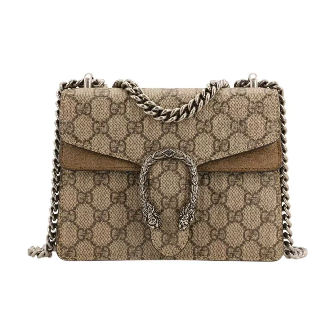 95新 GUCCI/古驰 安洁利严选酒神链条包/ZH0110060