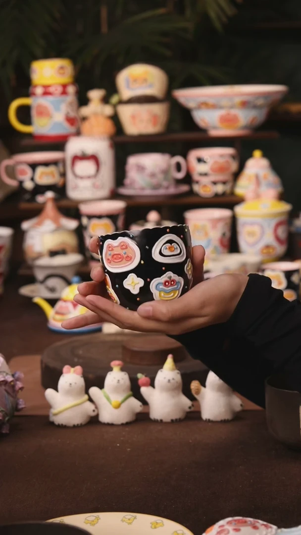 杯子景德镇原创手作陶瓷