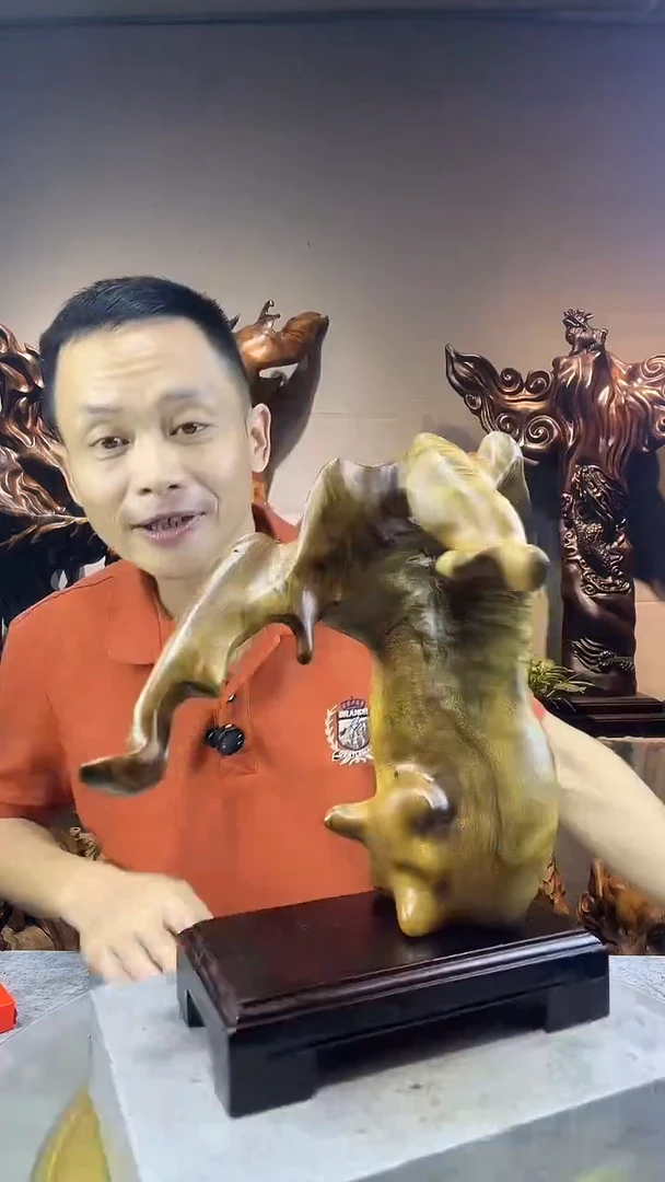 金丝楠华*小叶桢楠随行摆件48