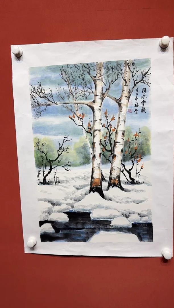 国画湖社画会/谢福堂-12-6-88