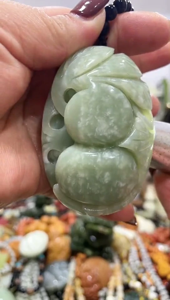 未镶嵌蛇纹石玉手把