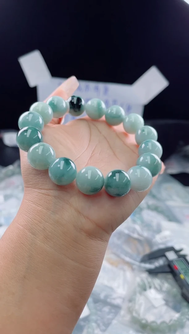 未镶嵌定制翡翠珠串