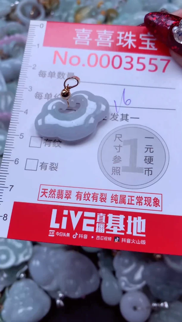 颈饰未镶嵌翡翠3557