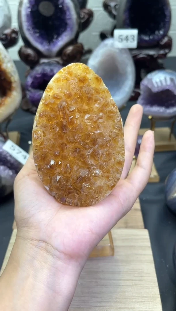 未镶嵌大型摆件（非配饰）紫晶581号龙蛋