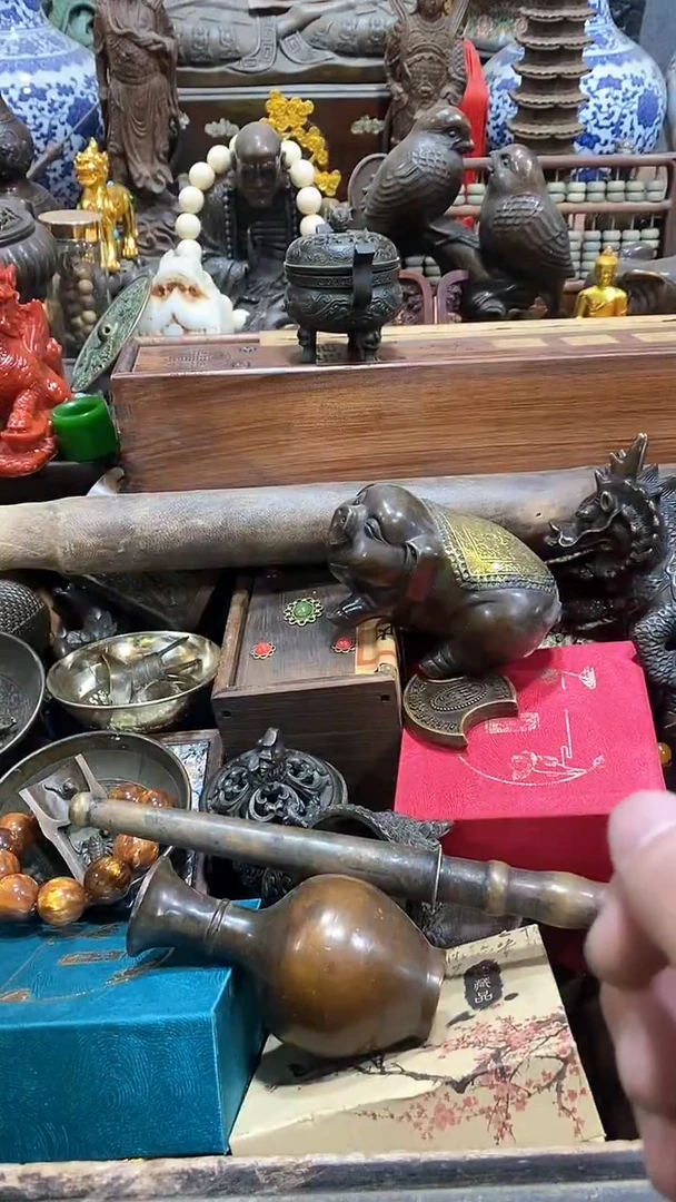 【闪购商品】小铜铜铜铜把件一个0222 XW  牛