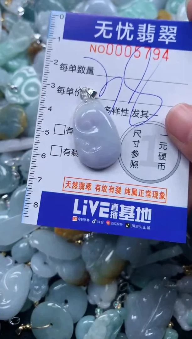 颈饰未镶嵌翡翠5794