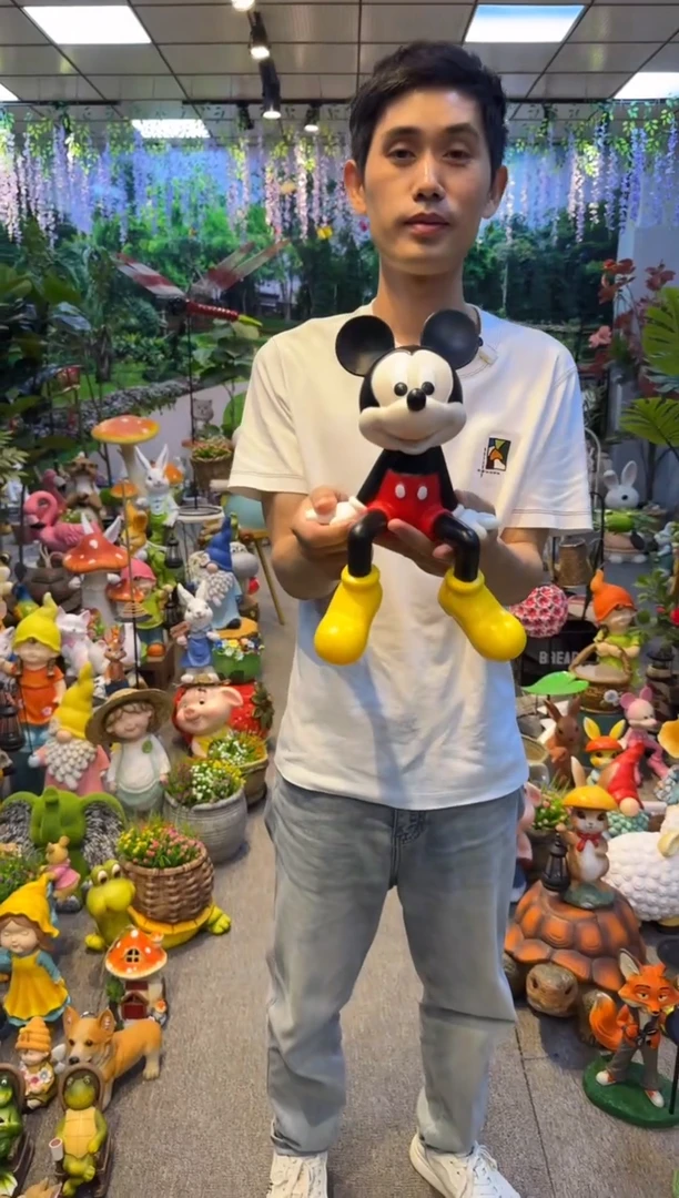 无花朵花园庭院摆件&00&