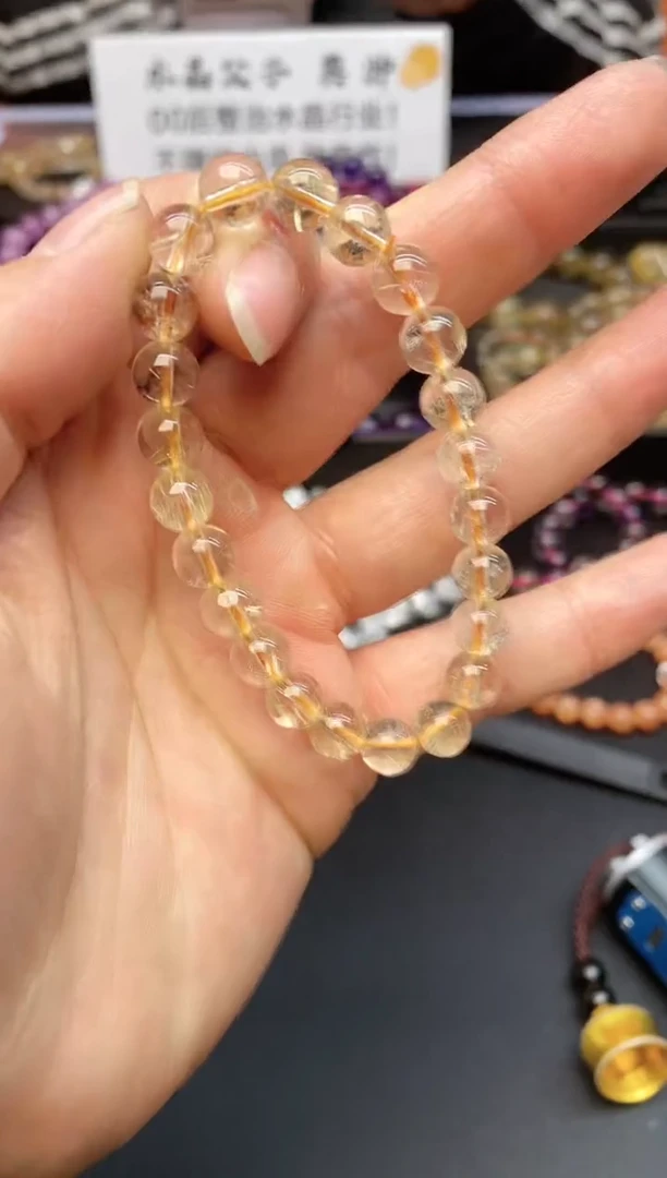 【闪购商品】水晶手串未镶嵌33 金发