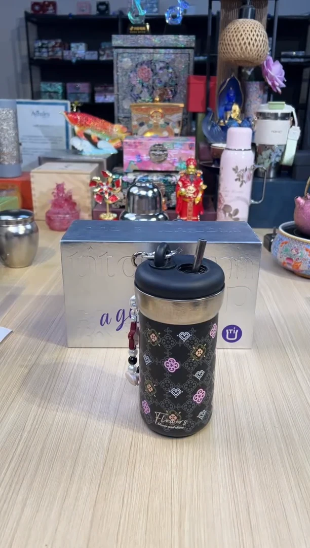 70小圆墩钛杯（500ML）玄霓锦色