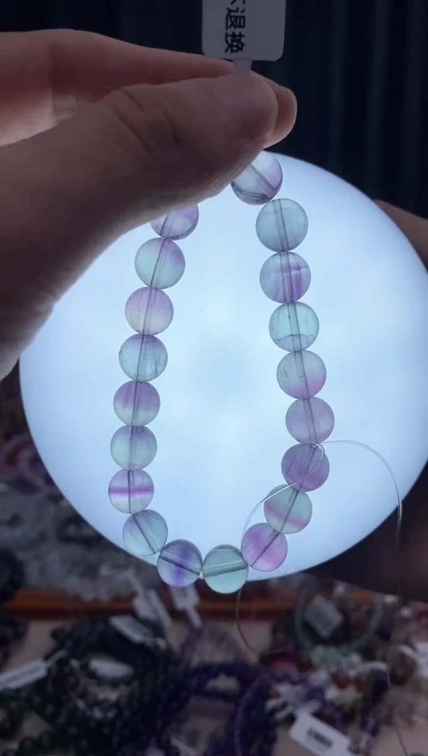 水晶手链未镶嵌萤石
