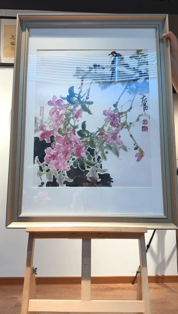 国画36花鸟-刘富业-2.5平尺