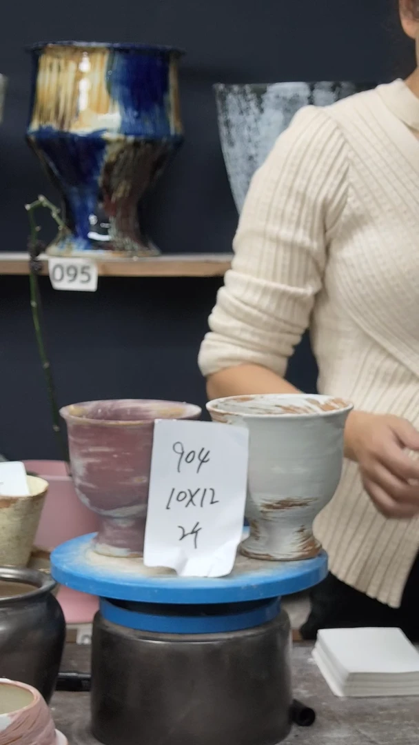 江西景德镇花盆微瑕904