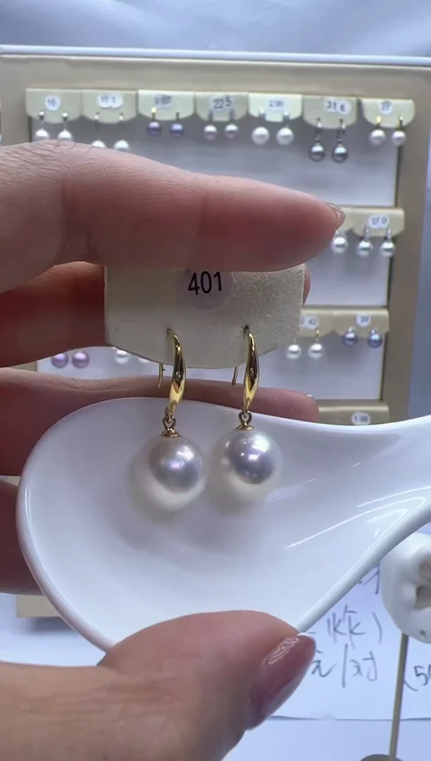 【闪购商品】淡水珍珠耳饰银S925镶嵌401