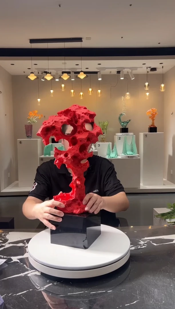 摆件巴比特美学 大号太湖石加底座