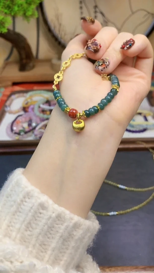 【闪购商品】翡翠手饰未镶嵌225手串