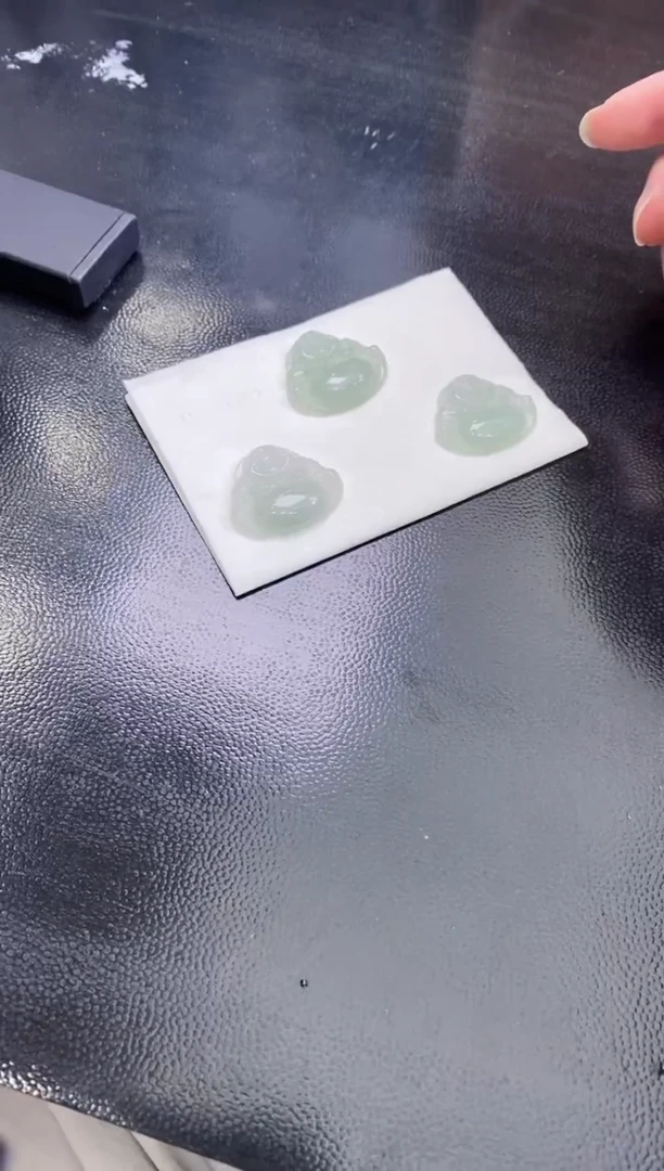 翡翠未镶嵌颈饰佛公+0704-8多样性发一