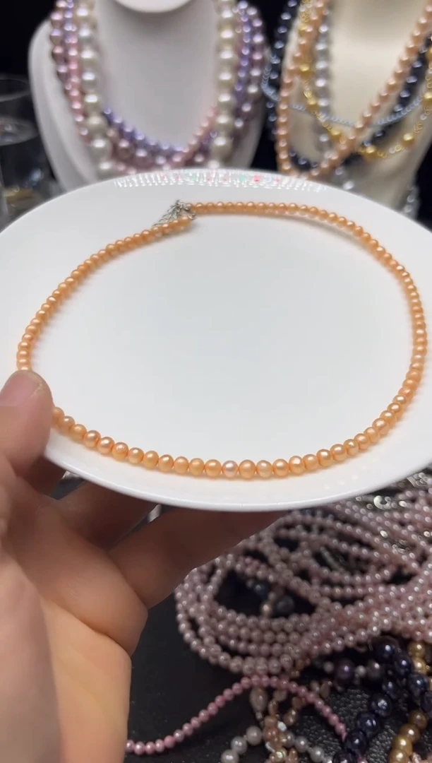 淡水珍珠未镶嵌颈饰多人