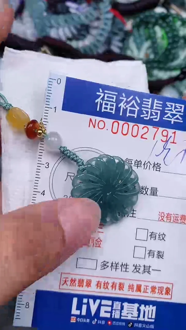 翡翠未镶嵌颈饰...0002791
