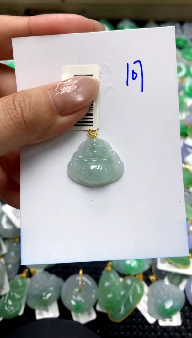 【闪购商品】翡翠颈饰18K金镶嵌111111111