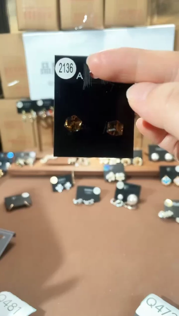 合金925银锆石豆2136