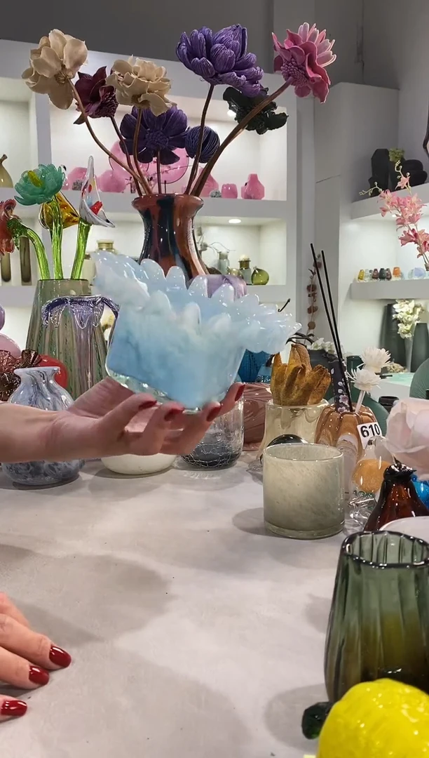 慕忆家手作琉璃花瓶