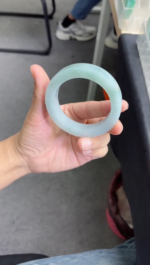 未镶嵌手镯定制翡翠娟*手镯