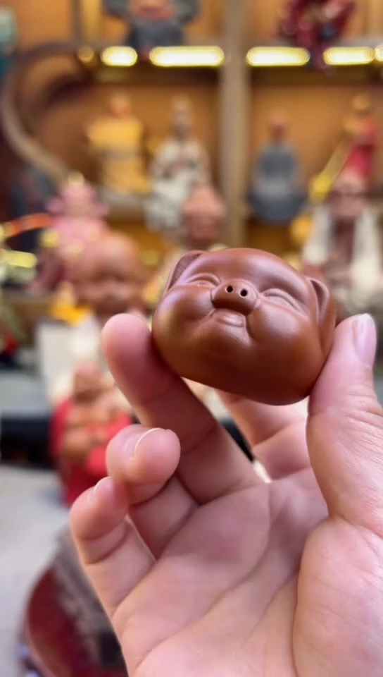 紫砂茶宠器闵茶宠摆件
