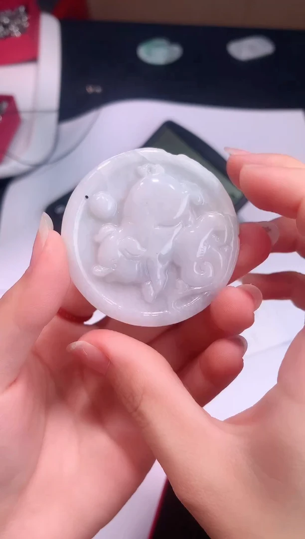 颈饰未镶嵌翡翠0芹0翡翠珠宝849