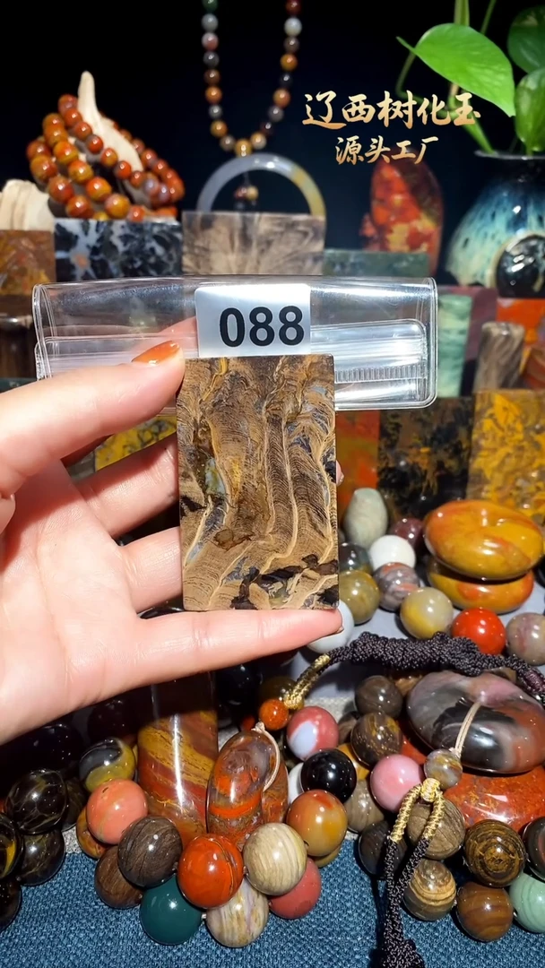 未镶嵌-硅化玉天然北票硅化玉吊坠