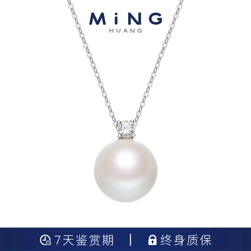 【名皇珠宝】S925银/淡水珍珠/王妃款项链 12-13MM